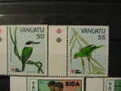 Va Oiseaux Phila Nipon 1991 4 Timbres - Vanuatu (1980-...)