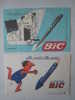 Buvards La Pointe Bic Stylo Crayon To Bic Or Not To Bic - Collections, Lots & Séries