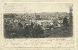 AK Kempten Ortsansicht Passepartout 1904 #29 - Kempten