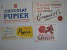 Buvards Chocolat Pupier St Etienne Jacques Bouquet D'Or - Collezioni & Lotti