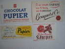 Buvards Chocolat Pupier St Etienne Jacques Bouquet D'Or - Colecciones & Series