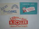 Buvards Biscuits Brossard Zoller Reims Coste Marseille - Collections, Lots & Séries