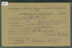 URSS - CARTE PRISONNIERS DE GUERRE   -  VOIR IMAGE POUR LES DETAILS - Covers & Documents