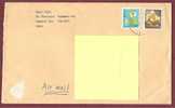 Japan Nippon. Letter, Cover 2000  Airmail Japan To Romania. Papillons - Luchtpost