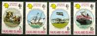 Falkland - 1974 - Centenaire De L'UPU - Diligence  - Bateaux - Avion - Neufs - U.P.U.