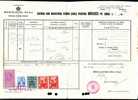 ROMANIA DOCUMENT 1938 VERY RARE LOCAL POST TAX 10 LEI  CLUJ + 2 REVENUE STAMP - Fiscaux