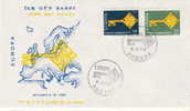 TURKEY FDC MICHEL 2095/96 EUROPA 1968 - 1968