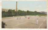 Tennis Courts National Cash Register Factory On C1910s Vintage Detroit Publishing Co. Photostint Postcard - Tenis