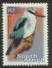 2000 - South Africa Flora & Fauna R3 WOODLAND KINGFISHER Stamp FU - Used Stamps