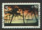 2007 - United States Airmail 90c HAGATNA BAY Guam Stamp FU Self Adhesive - 3a. 1961-… Used