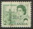 1967 - Canada Queen Elizabeth II 2c GREEN Stamp FU - Gebruikt