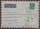 SWITZERLAND, AIRPOST COVER 1958 1.15 FRANC TO USA And RETURNED - Lettres & Documents