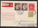 GERMANY, SABENA FIRST DIRECT FLIGHT Hamburg-Barcelona 1954 - Lettres & Documents