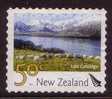 2007 Fu - New Zealand Scenic Definitives 50c LAKE COLERIDGE Stamp FU Self Adhesive - Gebraucht