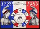 CPM ASTREVOLUTION  SERMENT JEU PAUME Bicentenaire Révolution Signe Astrologique GEMEAUX - Events