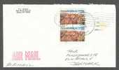 United States Red AIRMAIL Line Cds. 1993 Cover To ÅRHUS Denmark - 3c. 1961-... Lettres