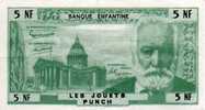 (L114) Banque Enfantine (Jouets Punch) 5 NF (Victor Hugo) - Fiktive & Specimen