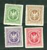 Legionistom Polskim, Série De 4 Dentélés Et Neuf , Certains Avec Légères Traces - Aw3302 - Unused Stamps