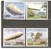 NORTH KOREA 1988 - ZEPPELIN  - CPL. SET - USED OBLITERE GESTEMPELT - Zeppeline