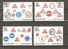 NORTH KOREA 1987 - TRAFFIC SIGNS  - CPL. SET - USED OBLITERE GESTEMPELT - Other (Earth)