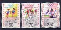 LIECHTENSTEIN  - 1992 - JO Barcelone  - Yvert 976/978 - Unused Stamps