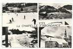 La Chapelle-d'Abondance (74) :  4 Vues En Hiver Dont Départ Des Pistes De Ski Env 1950 (animée). - La Chapelle-d'Abondance