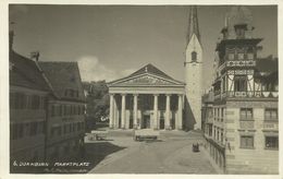 2 AKs Dornbirn Marktplatz Gasthof Hirschen U.a. ~1930 # - Dornbirn