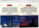 DENMARK/DANMARK - 1996  LIGHTHOUSES  TWO  BOOKLETS   MINT NH - Cuadernillos