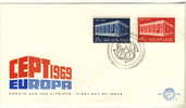 NETHERLAND FDC MICHEL 920/21 EUROPA 1969 - 1969