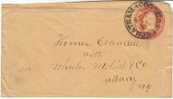 Chatham Four Corners New York (Columbia County)DPO-3, Scott #U10 1854 3-cent Buff Stamped Envelope, 1856 Letter Enclosed - Storia Postale