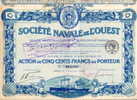 Société Navale De L'Ouest 1920 - Navigazione