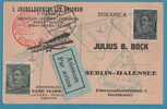 A-41  JUGOSLAVIA  REGNO  TRASPORTI AEREI  POSTAL CARD BEOGRAD PER BERLIN GERMANIA  INTERESSANTE - Covers & Documents