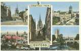 Britain United Kingdom - Greetings From Oxford 1930s-40s Postcard [P1738] - Oxford
