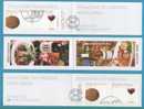 2005  718-19 EUROPA CEPT CROAZIA KROATIEN GASTRONOMIA TYP I - TYP II BOOKLET SPECIAL CANCELLATION  USED INTERESSANTE - 2005