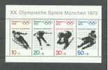 DUITSLAND  BLOK  OLYMPISCHE SPELEN SAPPORO  1972 ** - Hiver 1972: Sapporo