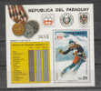 Paraguay   -   1976.  Medagliere . Rosi Mittermaier Winner.  Medal Case .Numbered MNH Very RARE Numbered Block - Winter 1976: Innsbruck