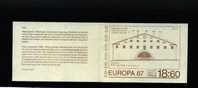 SWEDEN/SVERIGE - 1987  EUROPA   BOOKLET    MINT NH - 1981-..