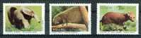 Faune - Tamanoir - Animaux Protégés - BRESIL - N° 1880 à 1882 ** - 1988 - Ungebraucht