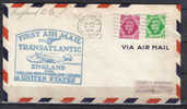 TR228 - GRAN BRETAGNA , First Air Mail Transatlantic 30/6/1939 - Brieven En Documenten