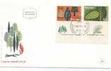 Israel FDC Jerusalem 26-12-1961 AFFORESTATION With Full Tabs And Cachet - FDC