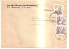 51409)lettera Austriaca Con 3 Valori + Annullo - Cartas & Documentos