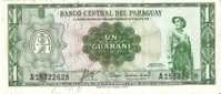 BILLETE DE PARAGUAY DE UN GUARANI    (BANKNOTE) - Paraguay