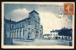 CPA  ANCIENNE- FRANCE- BELMONT (42)- LA PLACE ET L'EGLISE EN GROS PLAN- - Belmont De La Loire