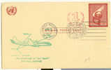 First Flight 1959 Houston Dallas Chicago New-York San Antonio - Jet Prop -  Stationary Entier UNO ONU - 2c. 1941-1960 Covers