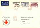 Luftpost FDC  "Rotes Kreuz"  In Die Schweiz       1960 - FDC