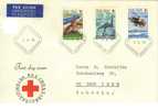 Luftpost FDC  "Rotes Kreuz"  In Die Schweiz     1966 - FDC