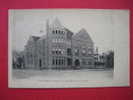 Circieville  Ohio-- Memorial Hall   Undivded Back--1907 Cancel - Andere & Zonder Classificatie