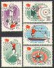 USSR Russia 1976 Montreal 21st Summer Olympic Game Games Sports Basketball Shooting Sailing Stamps MNH SC#4445-4449 - Tir (Armes)