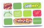 Subway   U.S.A. Carte Cadeau Pour Collection # 4 - Gift And Loyalty Cards