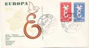 ITALY 1958 EUROPA CEPT FDC - 1958